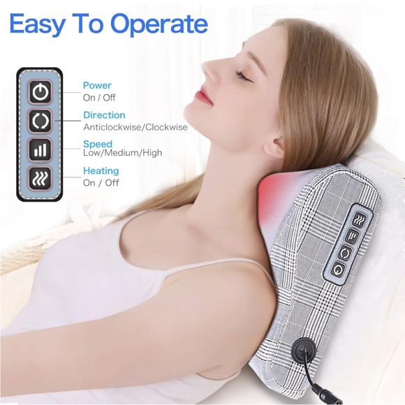 Papillon Portable Neck Massager - Picture 5 of 13